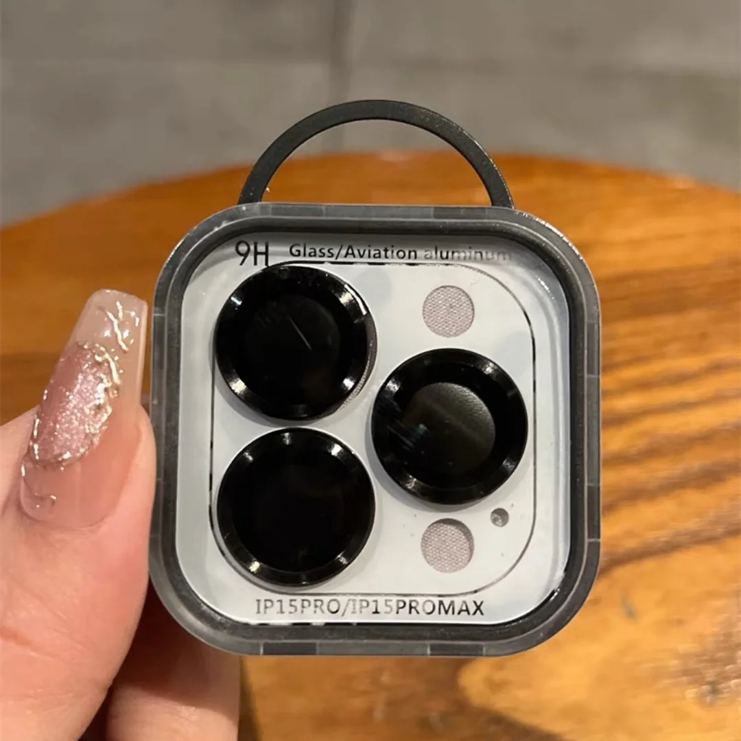 2-3Pcs โลหะกล้องเลนส์ตัวป้องกันสำหรับไอโฟน 15 พลัส 16 โปรแม็กซ์ 17 โปร 14 พลัสป้องกันฟิล์มอุปกรณ์เสริม