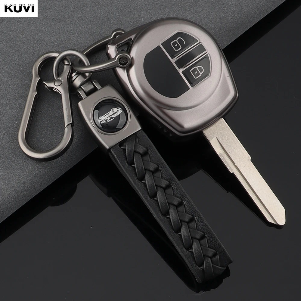2-Tasten-TPU-Autoschlüsselhülle für Suzuki Swift Grand Liana SX4 Window Vitara Amagatarai Alarm Schlüsselanhänger Zubehör