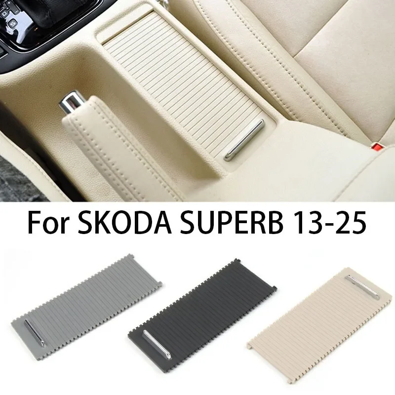 

Car Interior Sliding Shutters Center Console Blind Cup Holder Drinks Roller Shutter Cover Replacement For Skoda Superb 13-25