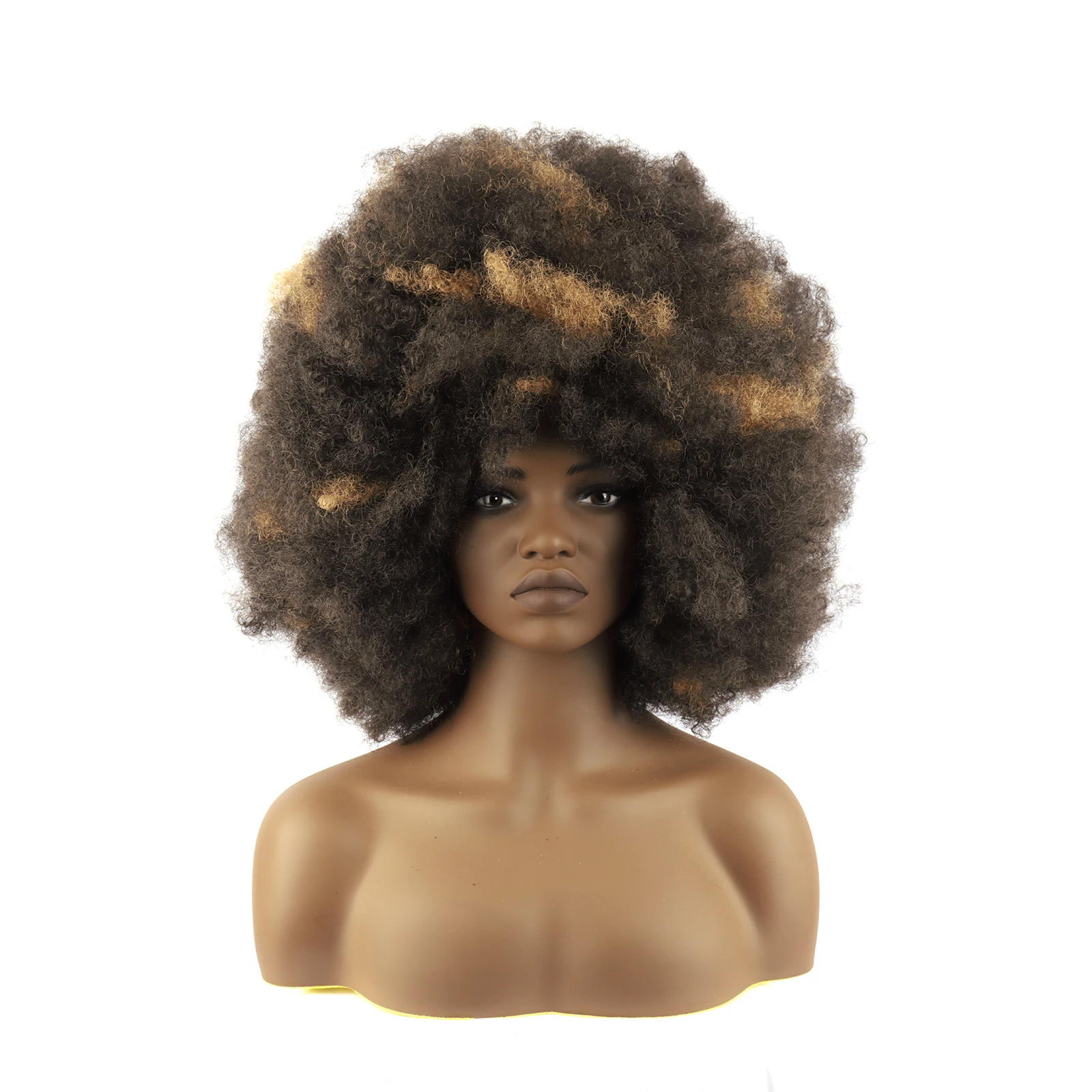 extra large Afro Wigs Short Curly Afro Kinky Wig 70s Bouncy Huge Fluffy Puff Wigs Premium Synthetic for Cosplay and Daily