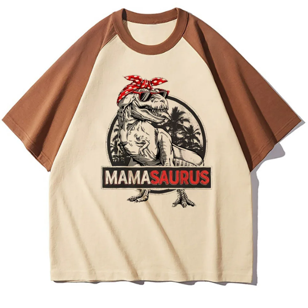 Dinosaur Tee women graphic tee patterned tshirt female 2000s manga streetwear clothing