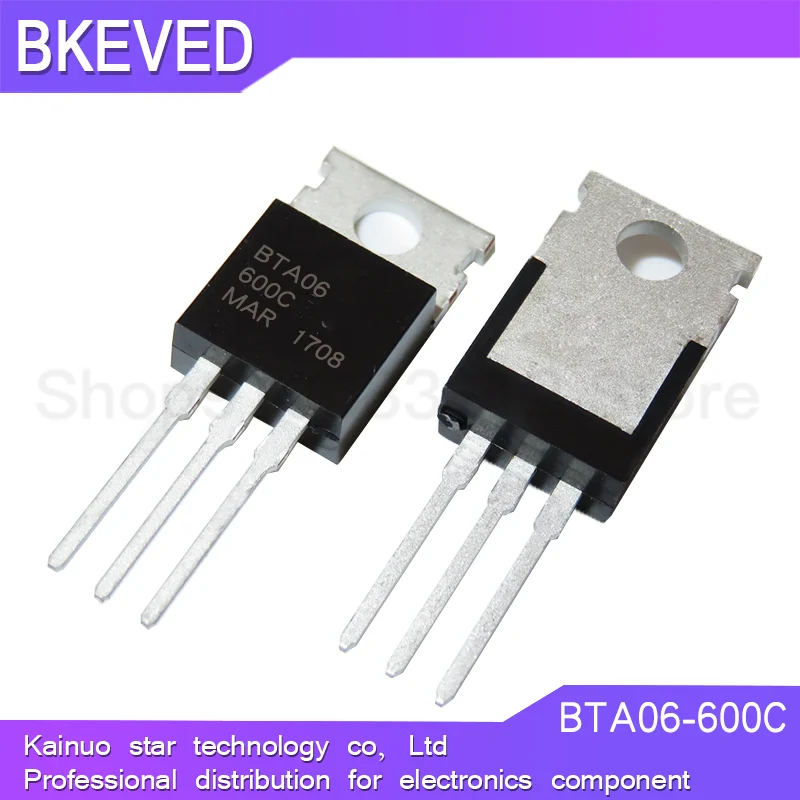 10PCS 100% New BTA08-600C TO-220 BTA08-600 TO-220 BTA08 08-600C BTA06-600C BTA06-600 BTA12-600C BTA12-600 BTA16-600C BTA16-600