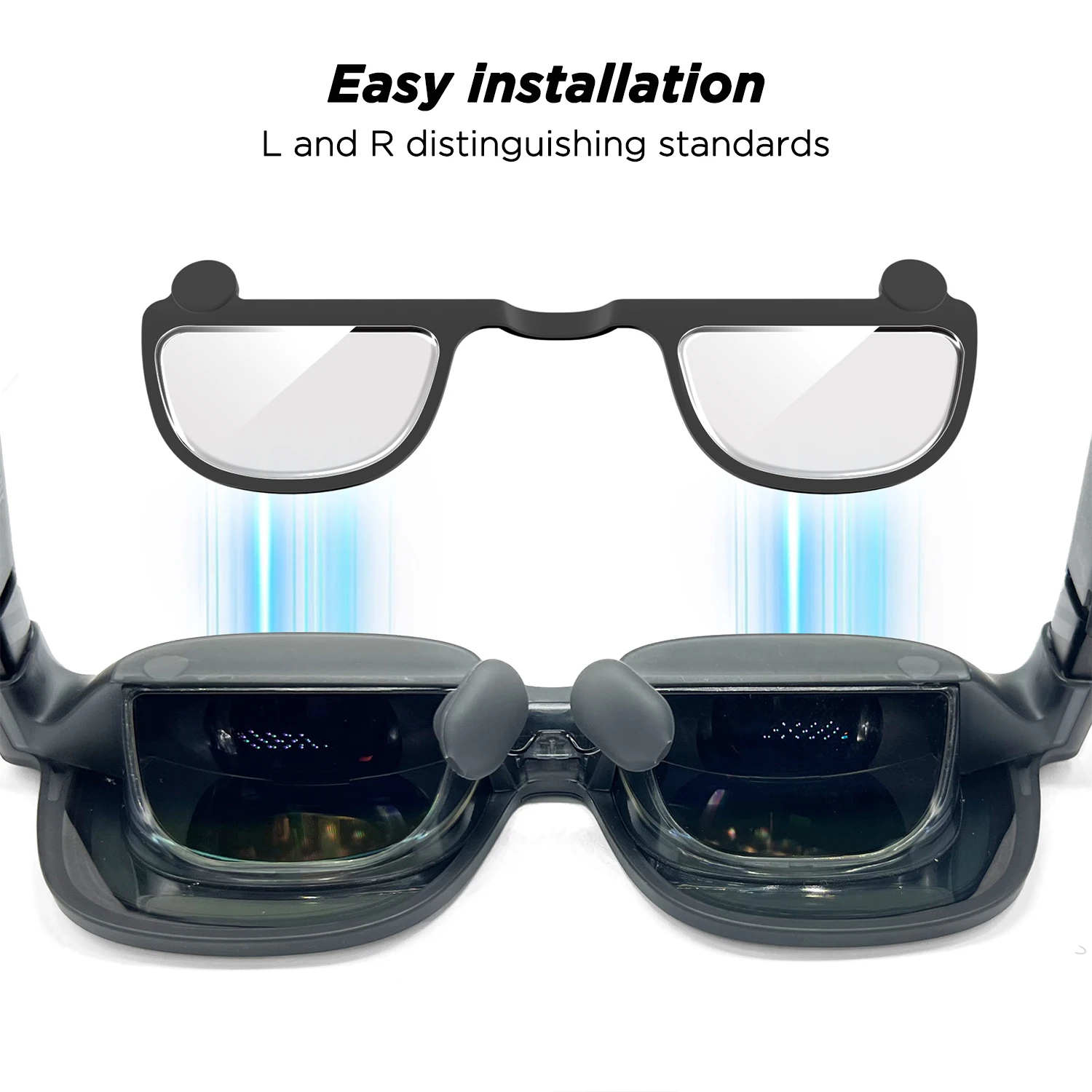 VITURE Luma/Ultra XR / AR スマートグラス用近視レンズ乱視防止ブルー 