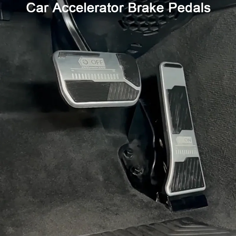 Aluminium Alloy Car Accelerator Brake Pedals For BMW i3 i5 iX1 X1 X3 2016-2026 Gas Pedal Non-slip Wear Resistant Cover Accessory
