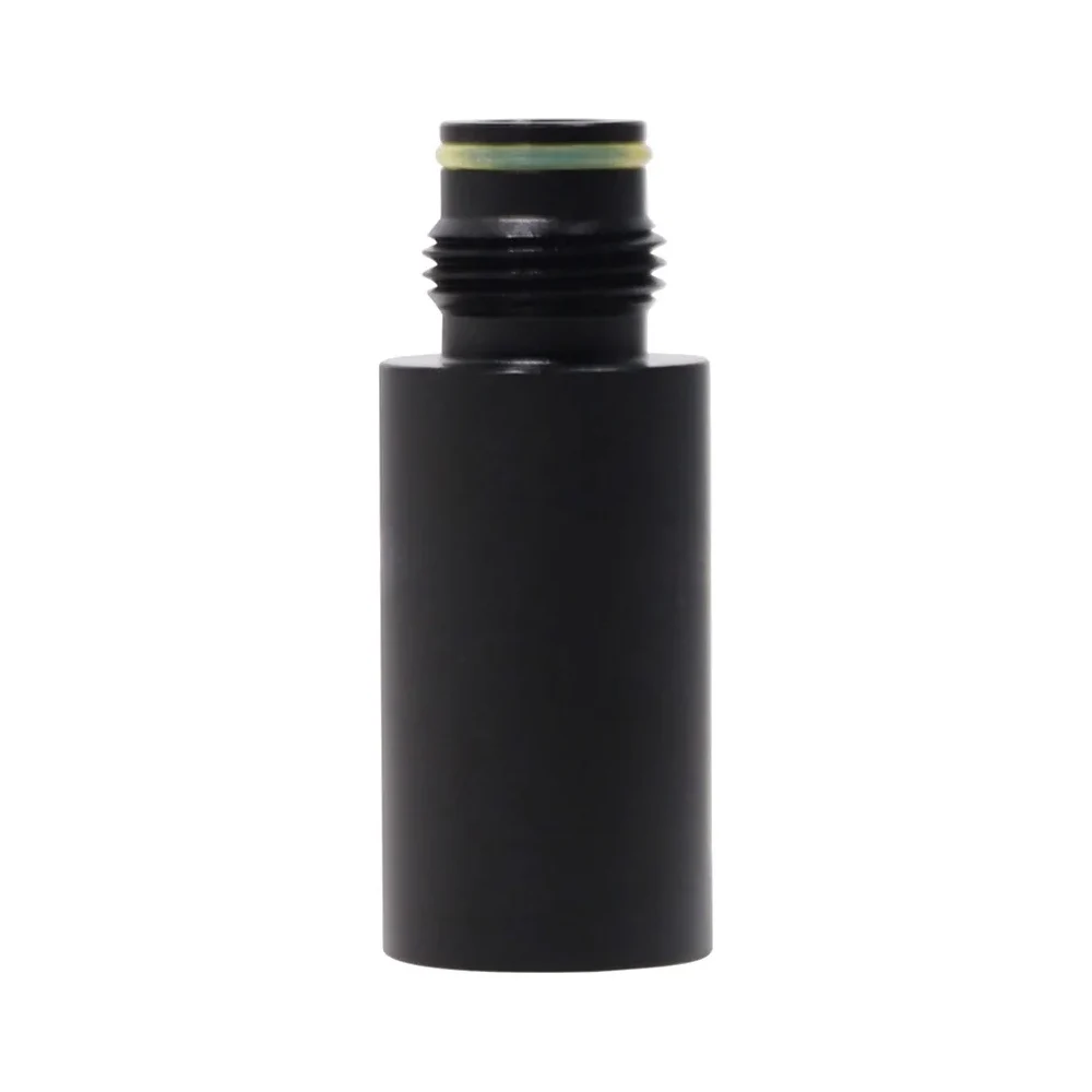 Black Anodized Aluminum G1/2-14 Dual End Adapter 70mm Long for and Compressed Air Inflation in Shop Garage and Home Use