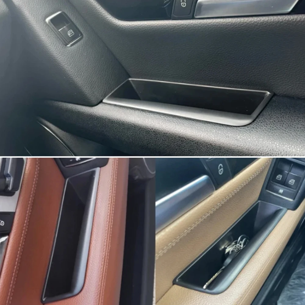 Für Mercedes Benz C-Klasse W204 C180 C200 C260 C300 2008-2014 ABS Auto-Tür-Armlehnen-Aufbewahrungsbox Zubehör – Detail 2