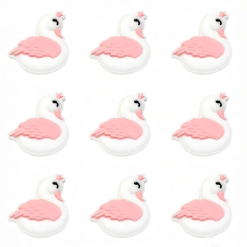 20 perles en silicone neuves, mini perles de concentration, perles de dentition en silicone de qualité alimentaire, accessoires pour bijoux DIY, bracelets et chaînes de sucettes
