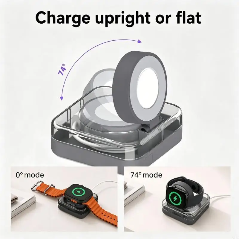 Universal Silicone Charging Dock with Foldable Design Lightweight Charging Stand Modern Charges Holder for Intelligent 896C