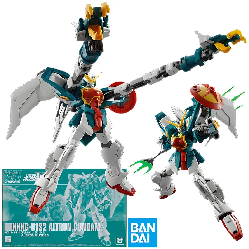 

Bandai Original Genuine HGAC XXXG-01S2 ALTRON GUNDAM 1/144 Anime Action Figure Assembly Model Toys Collectible Model Ornaments