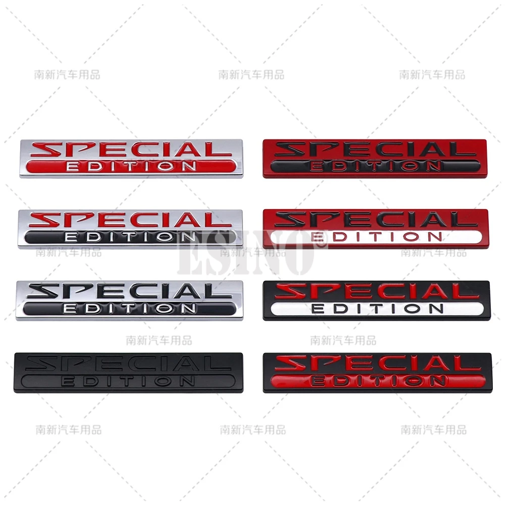 

Car Styling 3D Special Edition Decorative Metal Alloy Adhesive Emblem Rear Trunk Badge Fender Sticker Body Decal Car Accessories