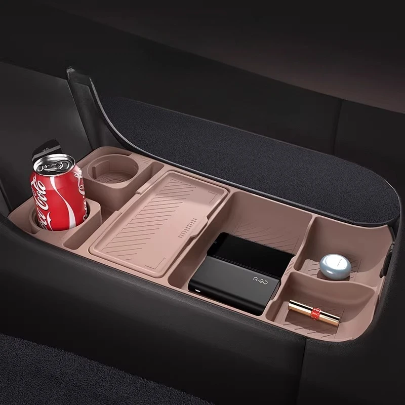 Space-Saving Storage Box for NIO ES6 2025 – ABS Center Console Armrest Tray