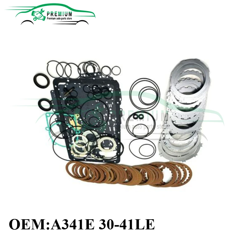 

Brand new A341E 30-41LE Repair kit Automatic 4-Speed Auto Transmission Master Rebuild kit Overhaul Seals Suit For Toyota