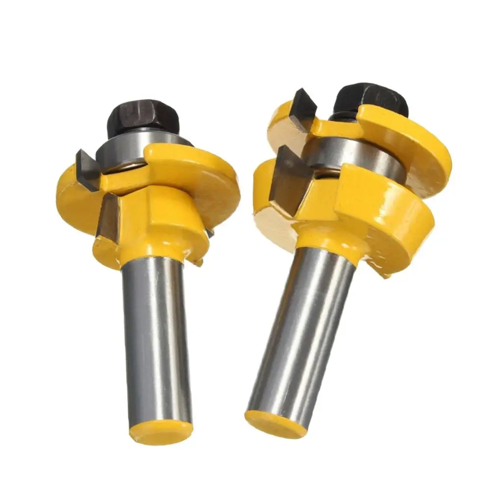 Heavy Duty Alloy Rail and Stile Router Bit Sharp Chisel Cutter Set 12.7mm Shank Power Tools for Custom Woodworking