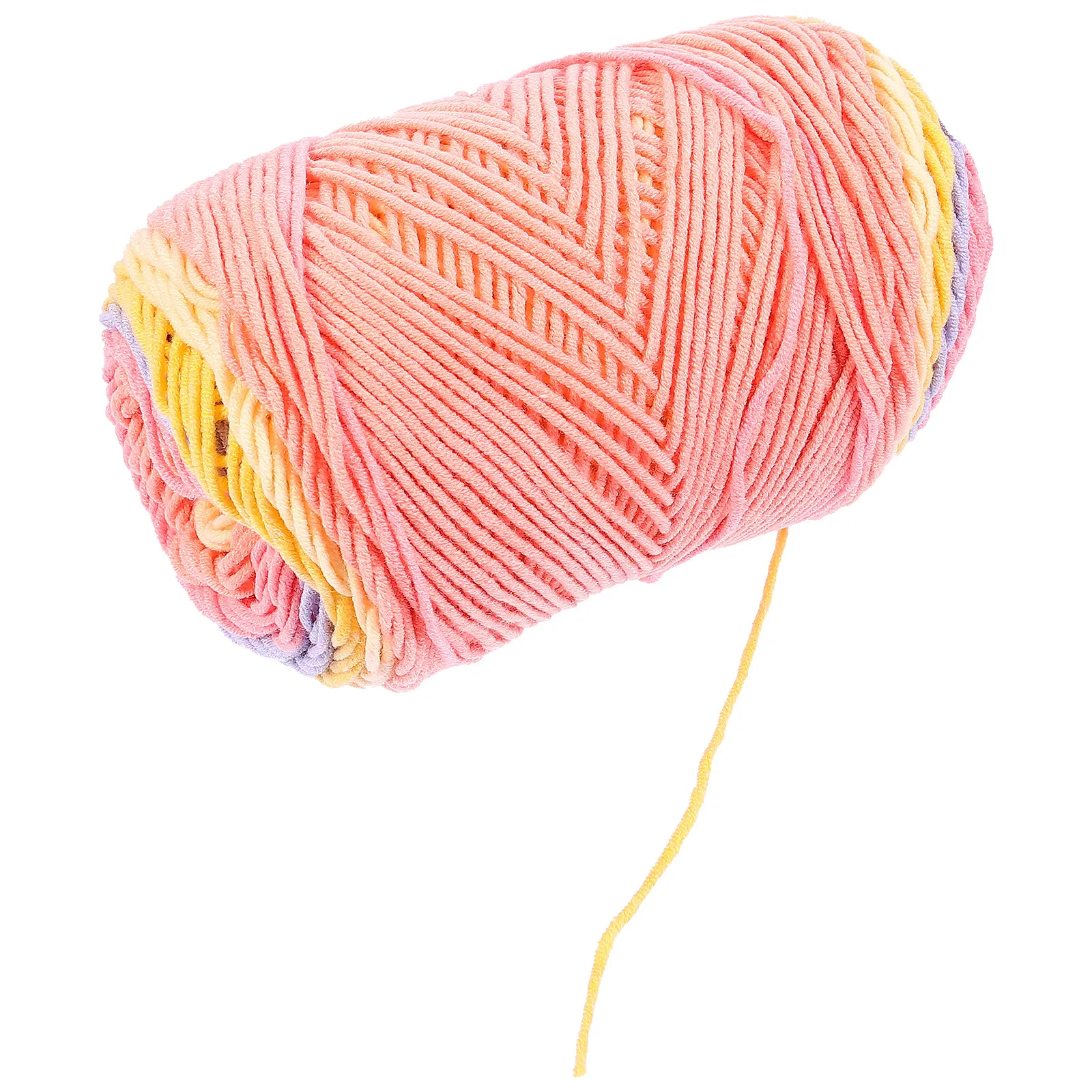 

1 Roll Bright Colorful Cotton Acrylic Knitting Yarn Professional DIY Craft Rope Braided String Knitting String Handmade Macrame