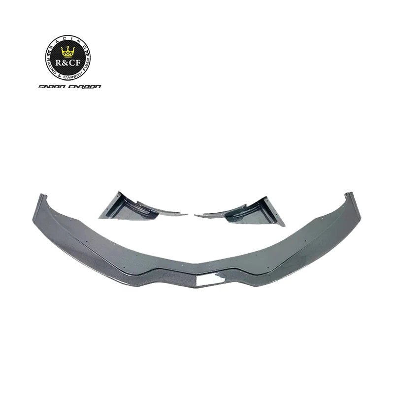 

Разделитель переднего бампера из углеродного волокна с канавками для Corvette C7 Z06 2013-19