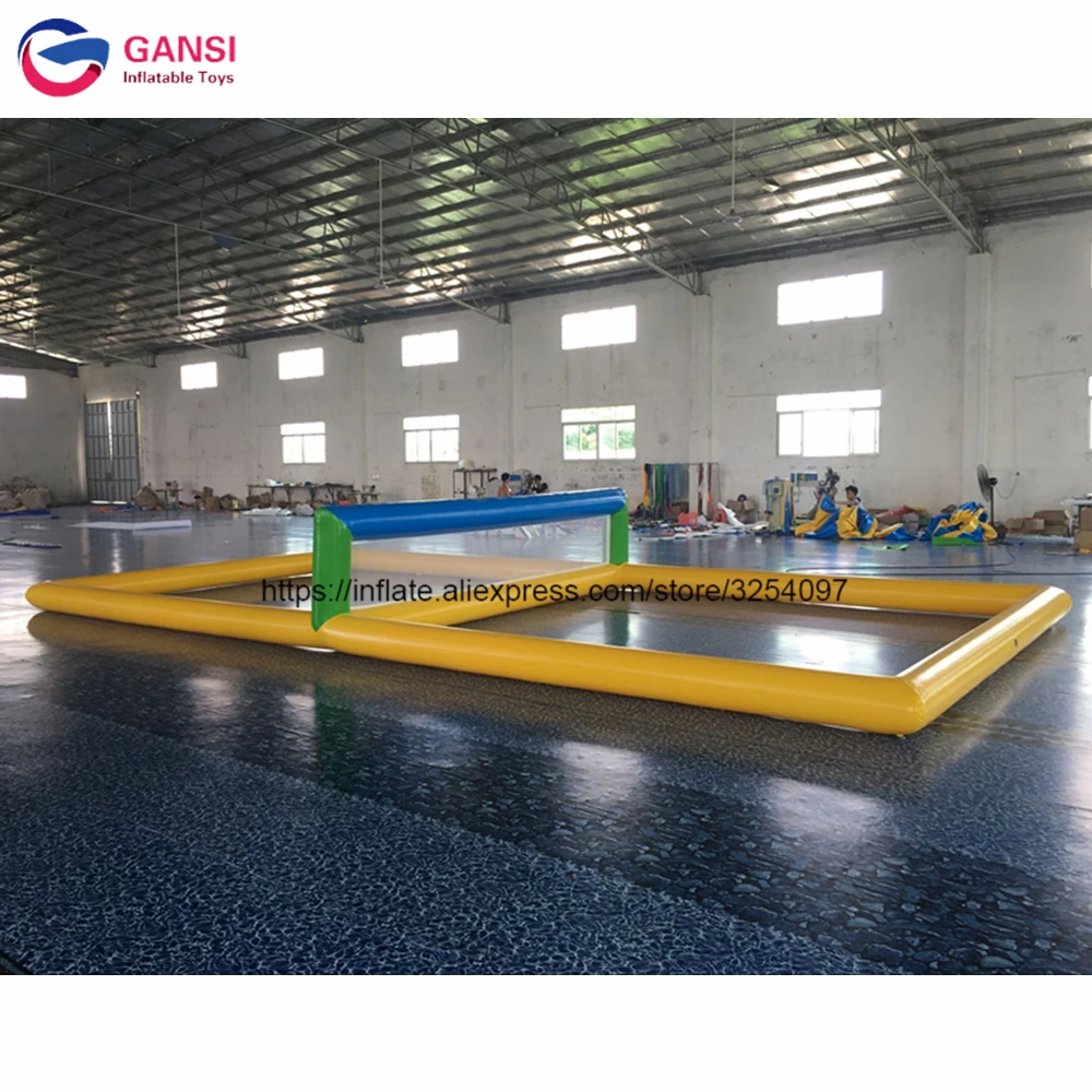 10*5*1.2M Inflatable Water Volleyball Floating Water Park Equipment Inflatable Beach Volleyball Court For Sale