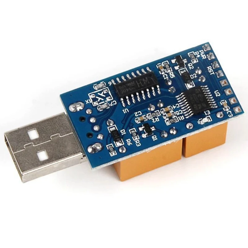 Cartão de guarda USB para PC Gaming Server, reinício automático, relé duplo, tela azul, Crash Timer, Reset, 5pcs