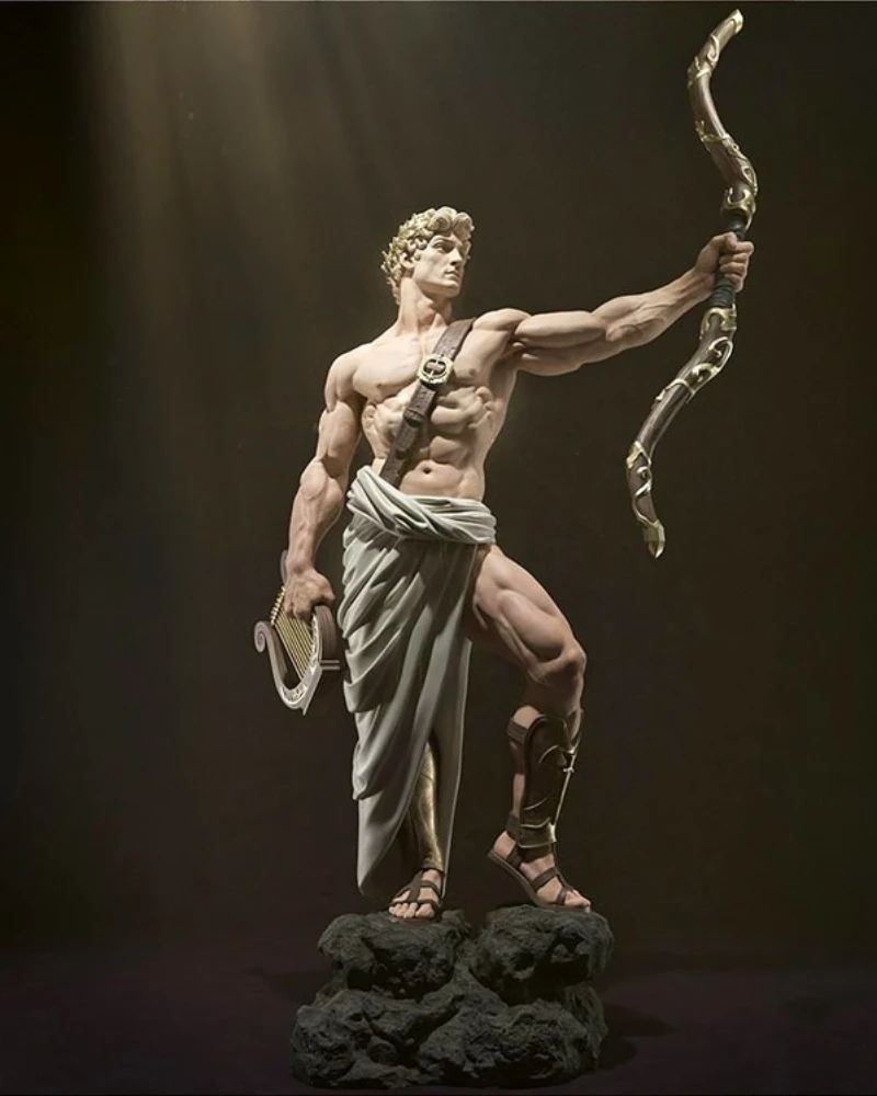 

1/24 Scale Die-Cast Resin Figure Model Kit Ancient Greek God of Art Apolo Hobby Miniature Toys Unassembled Unpainted DIY Diorama