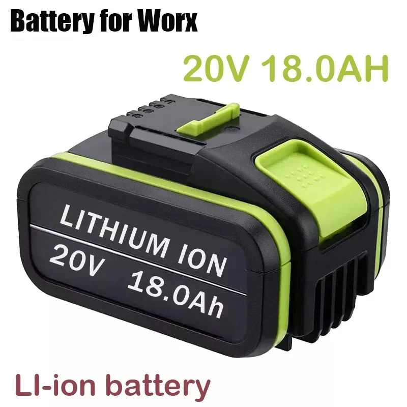 

Original 20V 18000mAh Lithium Rechargeable Replacement Battery for Worx Power Tools WA3551 WA3553 WX390 WX176 WX178 WX386 WX678