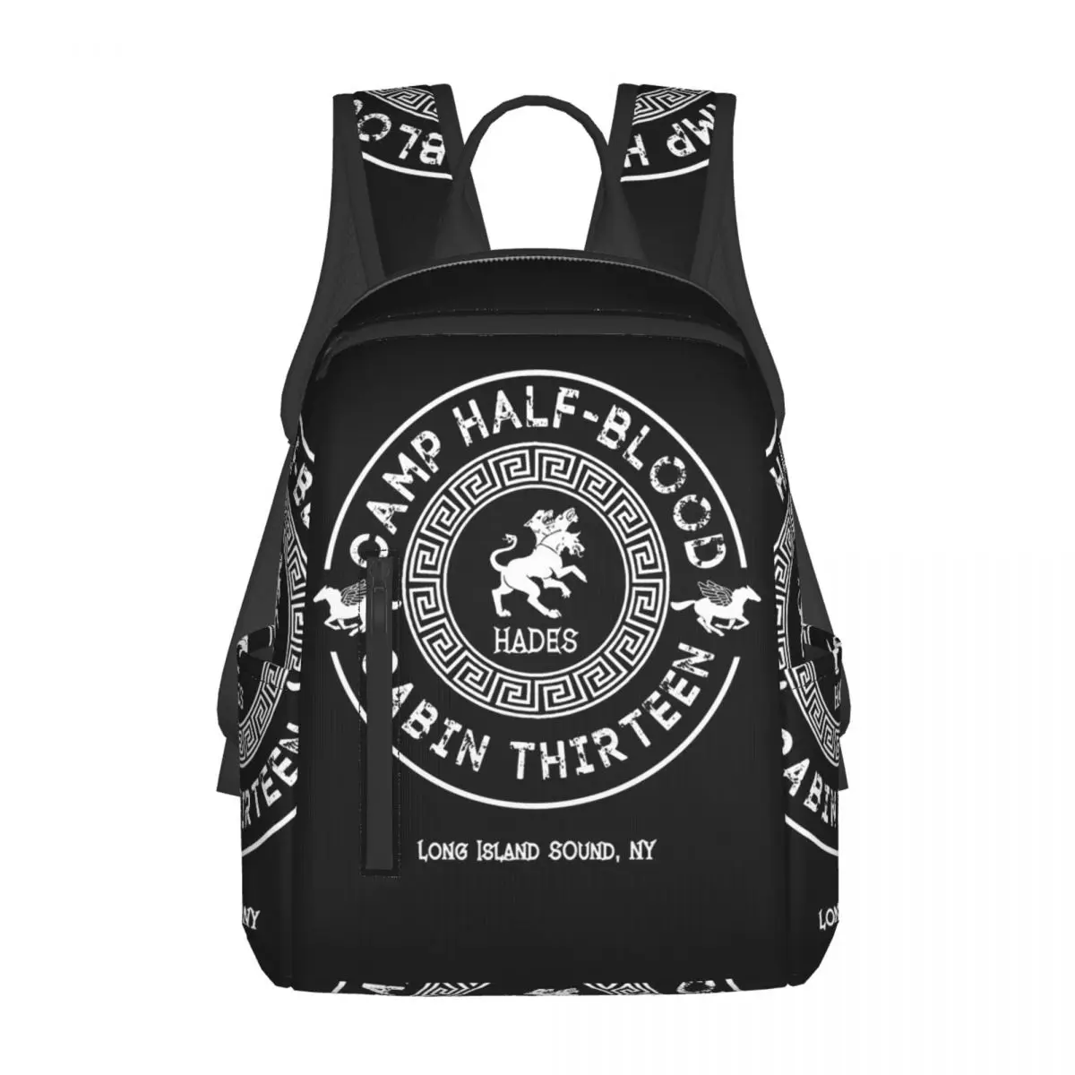 

Cabin Thirteen Hades Percy Jackson Camp Half-Blood Backpack Daypack Children BookBag School Bag Shoulder Bags for Men Women