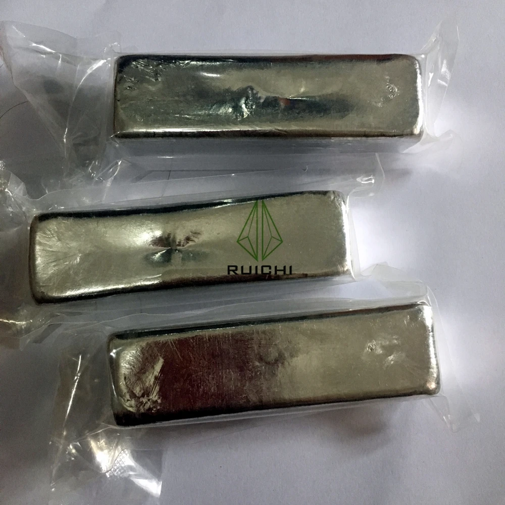 99,995% Purity 5g 10g 20g 50g 100g Indium metal Element 49 Indium Ingot Indium block