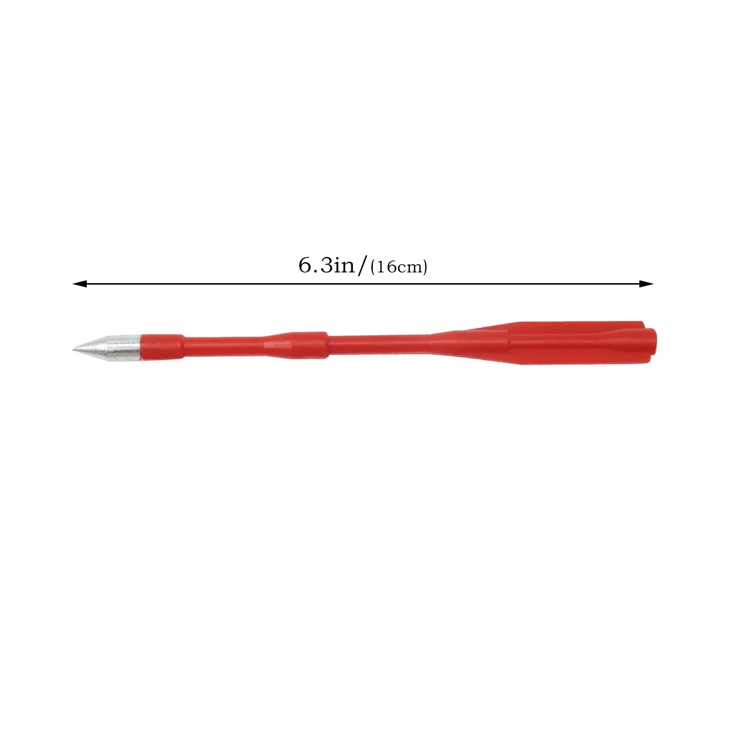 12pcs 6.3-inch Red Darts for Outdoor Hunting and Shooting Dedicated Dart Accessory for Fishing Extended Fish Darts