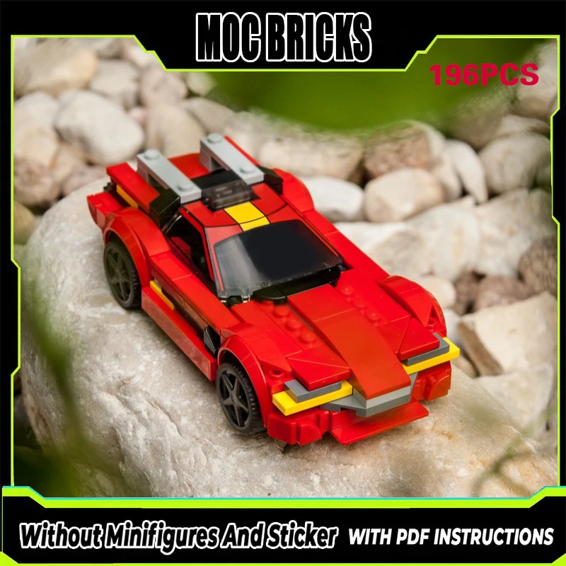 

Speed Racing Car Model MOC Building Bricks Classic Desert Coupe Modular Technology Gifts Holiday Assemble Children Toys Suit