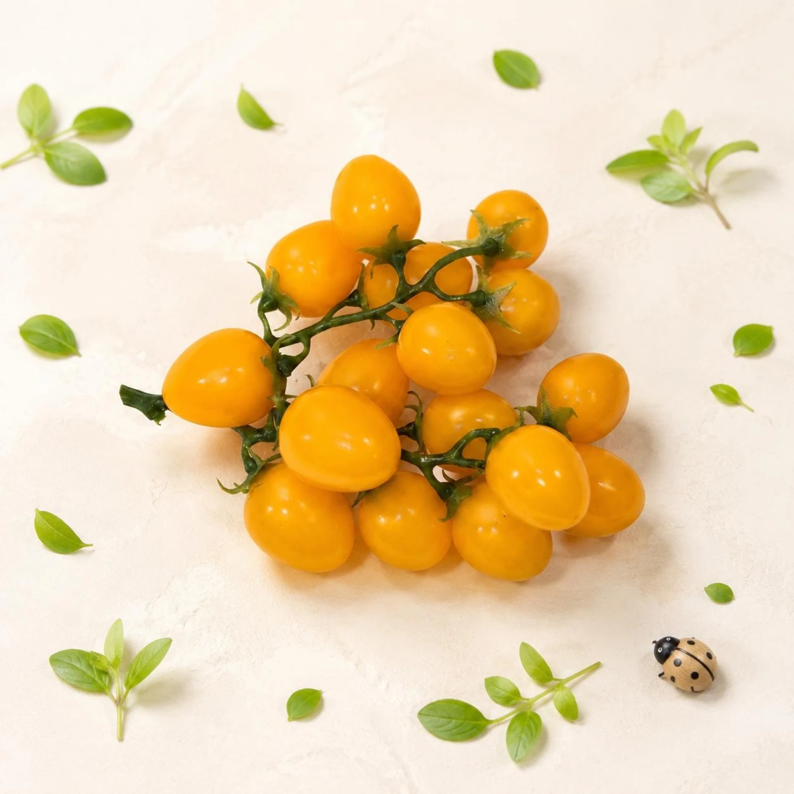 Artificial Cherry Tomato Bunch Decorative Realistic Tomato Vine Decor Item Shop Window Display Table Ornament Floral Arrangement