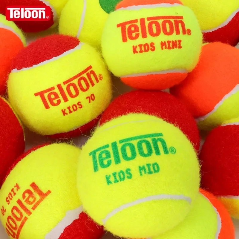 

Teloon Children's Soft Beginner Tennis Training Ball, Felt Shell, Rubber Liner,Low Pressure Design,Wear-Resistant and Durable