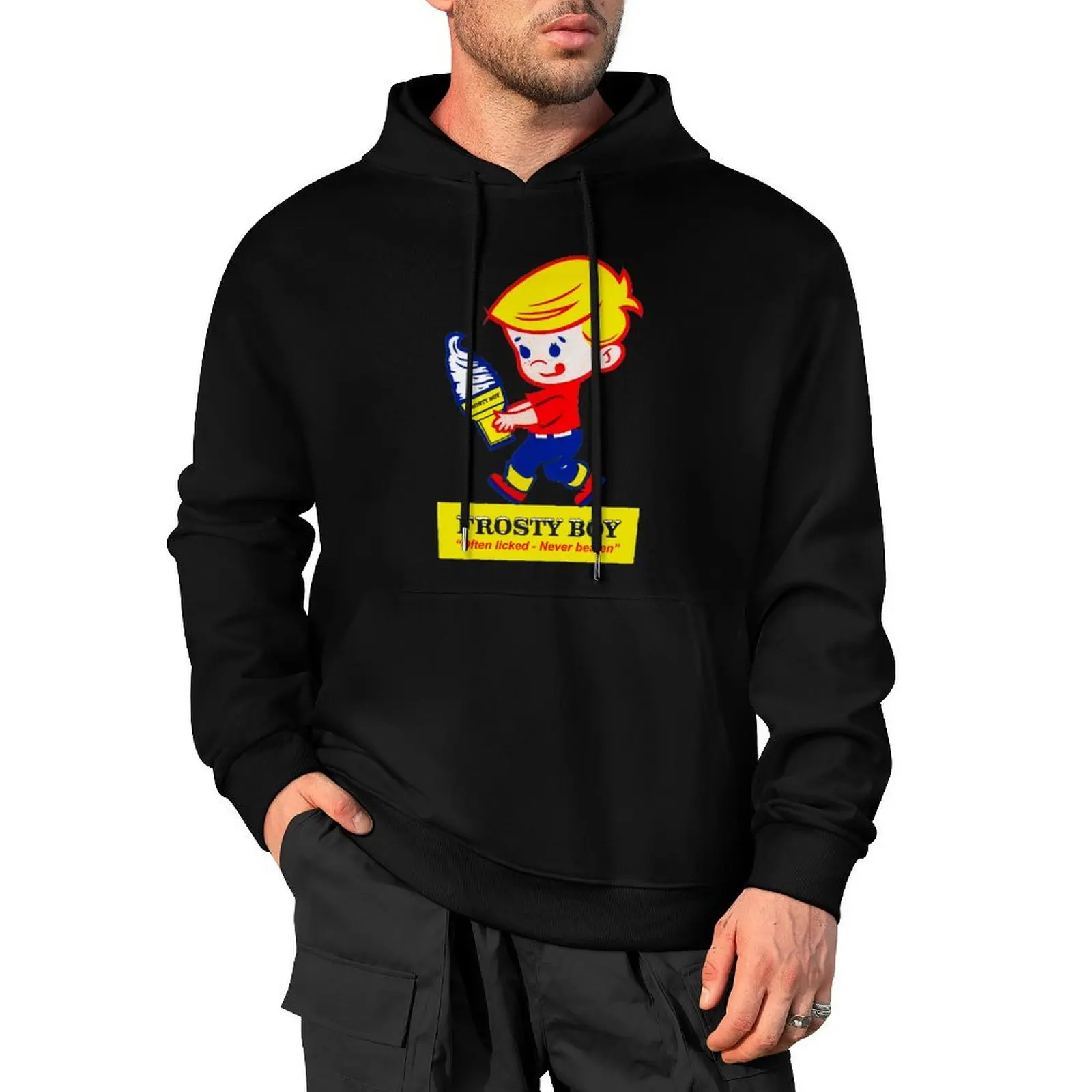 

Frosty Boy Ice Cream Pullover Hoodie anime clothes korean style clothes men's clothes mens clothing oversized hoodie