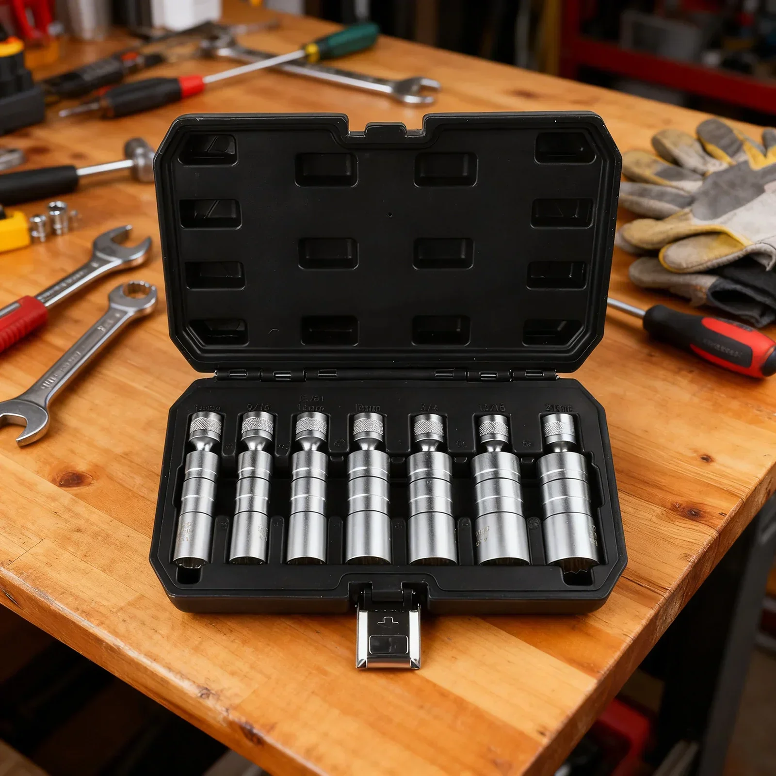Mechanic Tool Kit Combination Tool Set Automotive Repairs 21mm Versatile Mechanic Tool Kit Fits 3 8 Inch Wrench