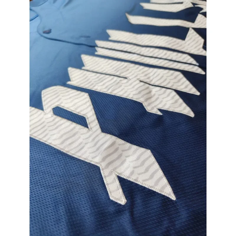 Camiseta de béisbol bordada con nombre y número personalizados para hombre, camisas con botones de manga corta personalizadas con gradiente de Filadelfia