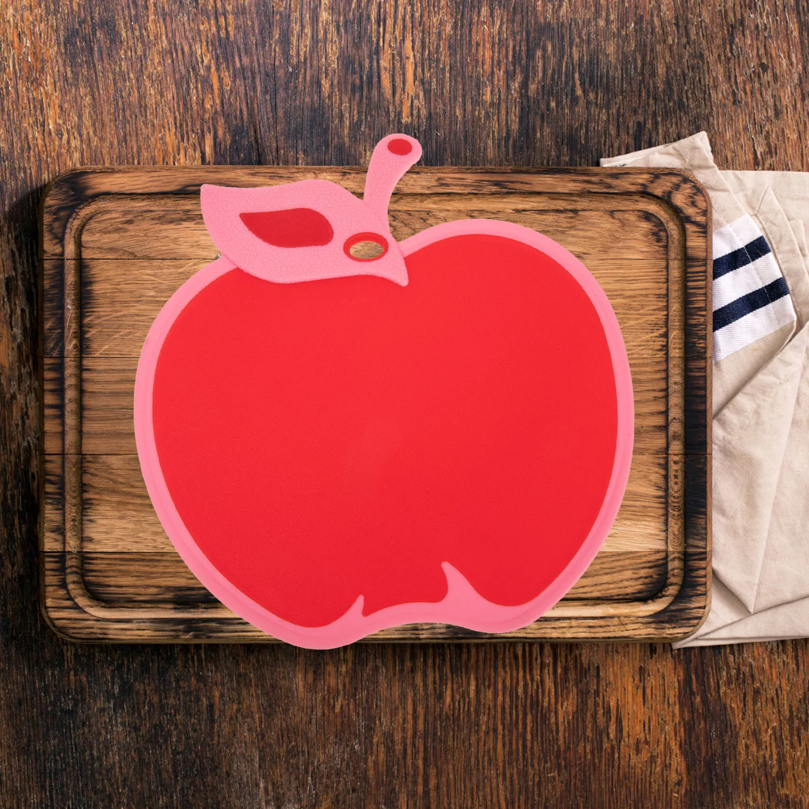 

Fruit shaped Cutting Board Kitchen Mini Plastic PP Material Easy Clean Hang Hole Baby Vegetable Fruit Slicing Household Serving