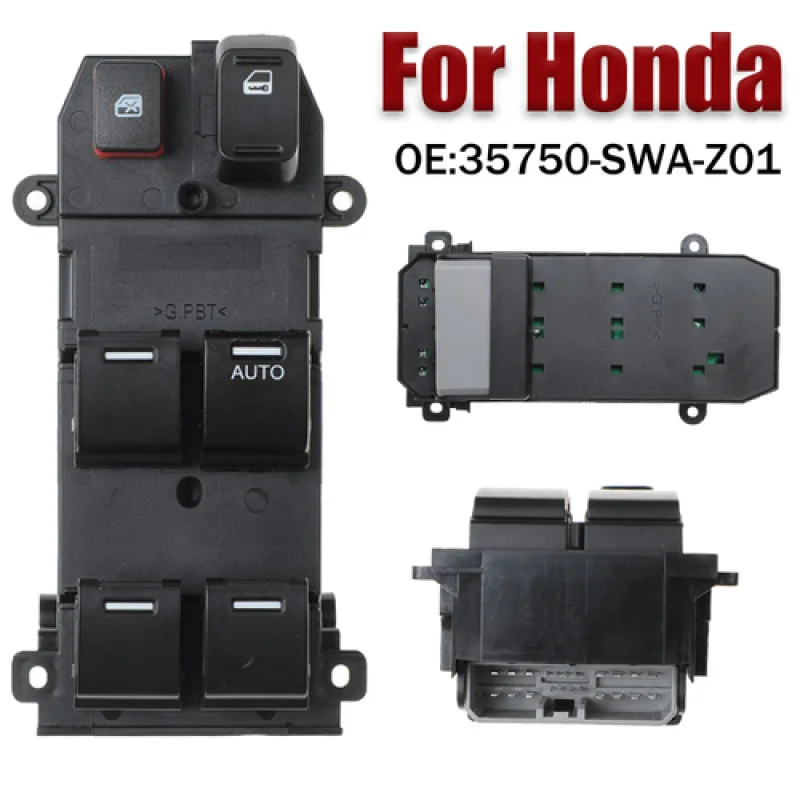 

Главный переключатель управления окном автомобиля A + ABS 35750-SWA-Z01 для Honda CR-V 2007-2010