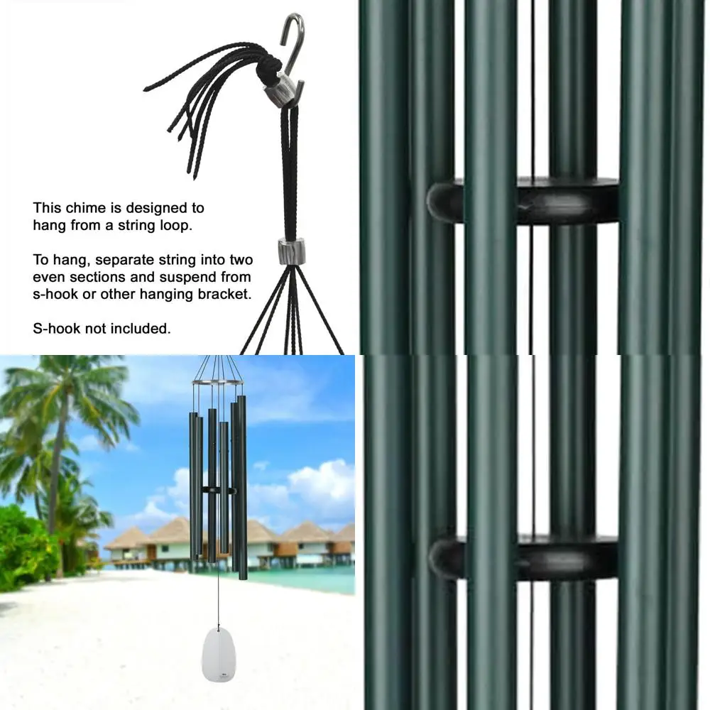 

Колокольчики Paradise Bells, 44 колокольчики с зелеными колокольчиками для уличного патио, дома и сада