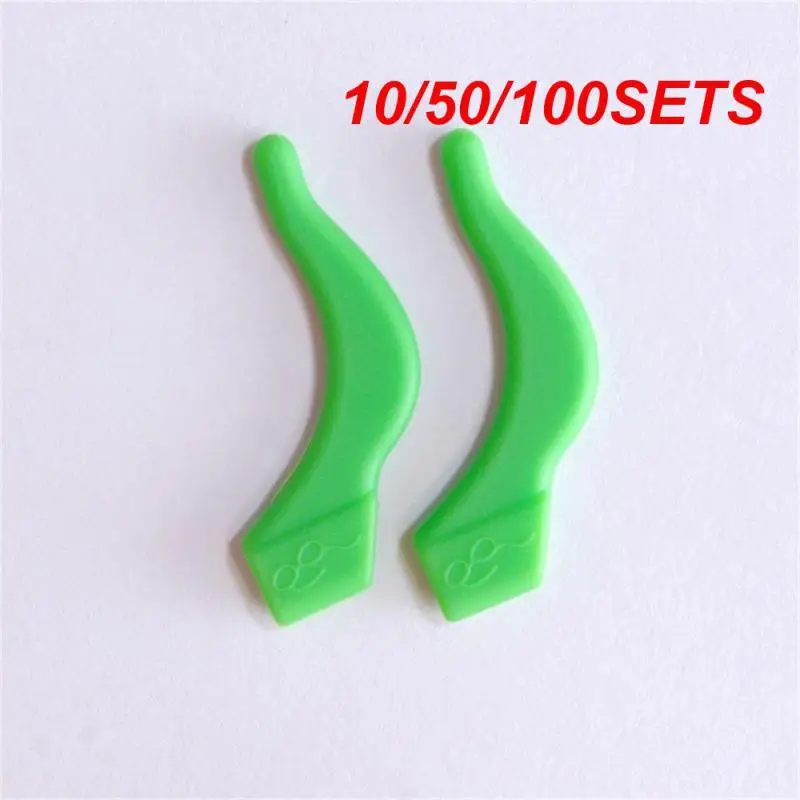 10/50/100SETS Glasses Anti-slip Cover Ergonomic Design Size 38mm Home Miscellaneous Anti Slip Ear Hook