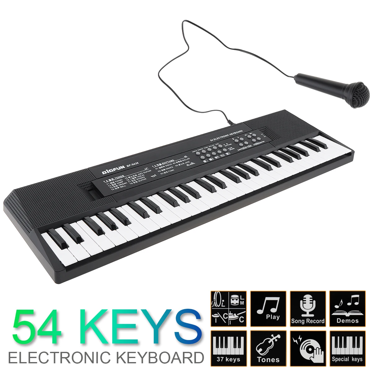 49 / 54 / 61 Keys Electronic Keyboard Piano Digital Music Key Board with USB Cable Teclado Electronic Organ