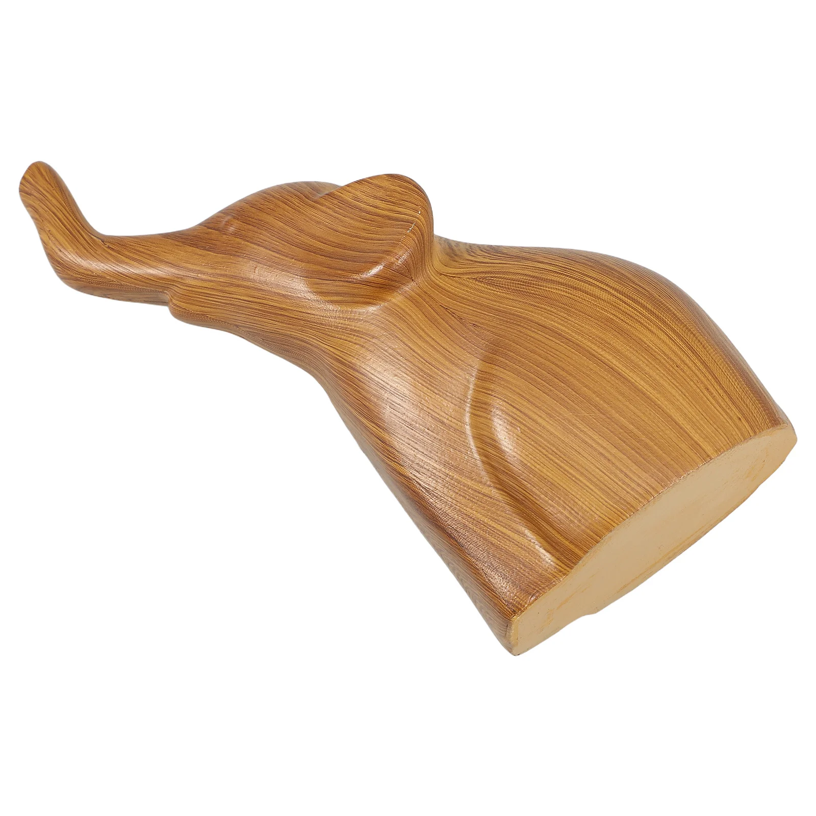 

Abstract Animal Sculpture Wood Grain Small Resin Elephant Statue for Living Room Bedroom Cabinet Decoration Unique Elephant