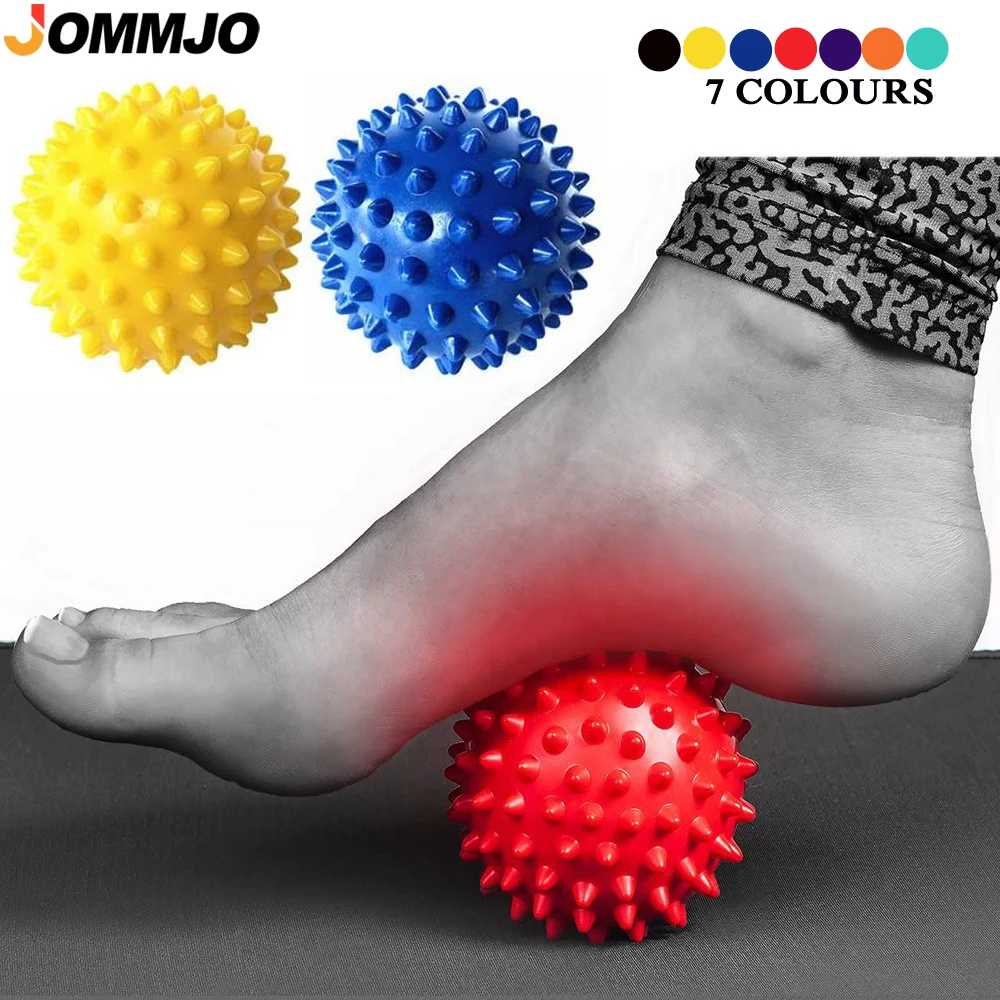 

1Pcs Yoga Balls Durable PVC Spiky Massage Ball Sport Fitness Hand Foot Pain Relief Yoga Balls Relax Muscle Fitness Exercise Ball