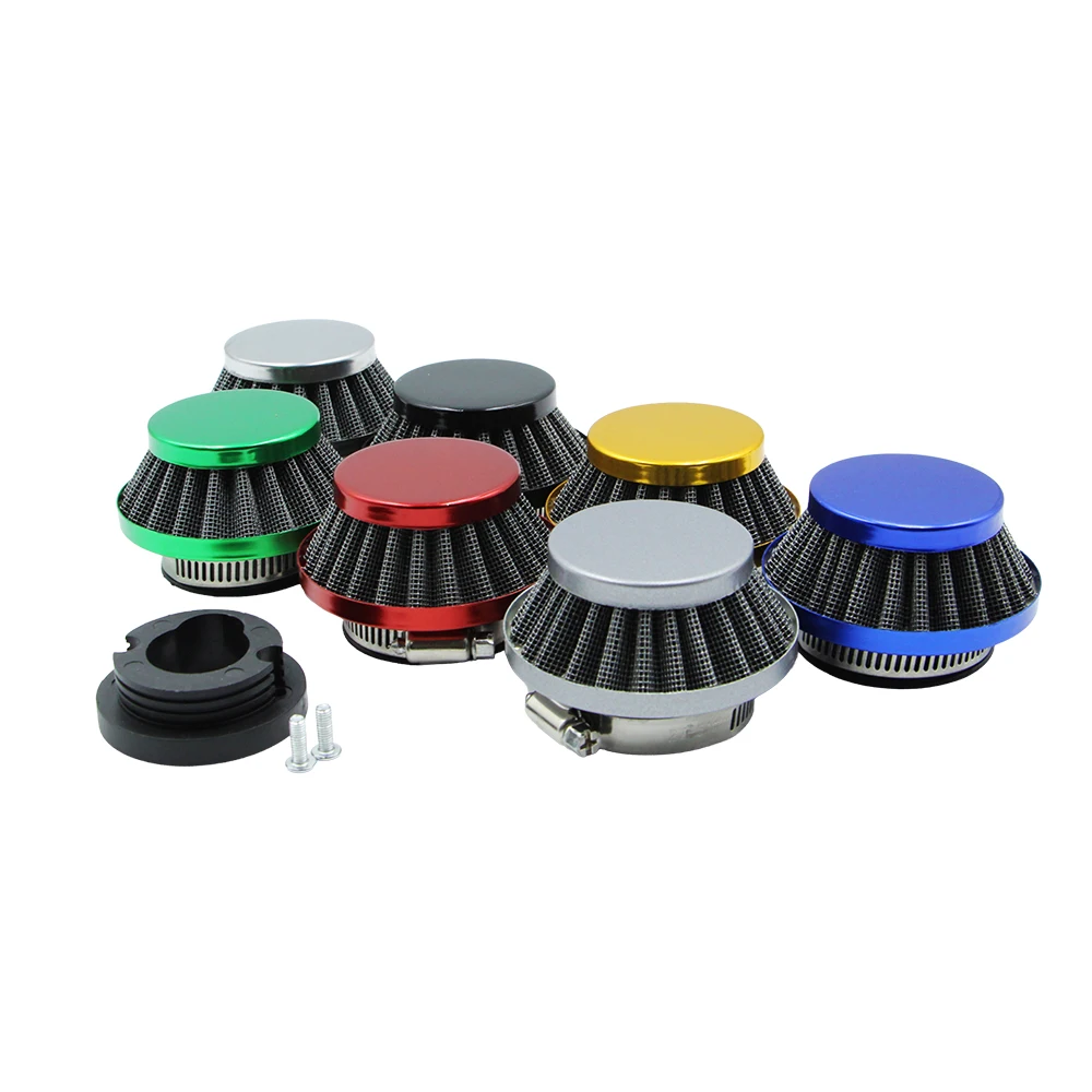

Air Filter With Connector For 33cc 43cc 47cc 49cc 52cc 2 Strokes Pocket Bike Moped Mini Dirt Bike Scooter ATV Quad Go Kart Parts