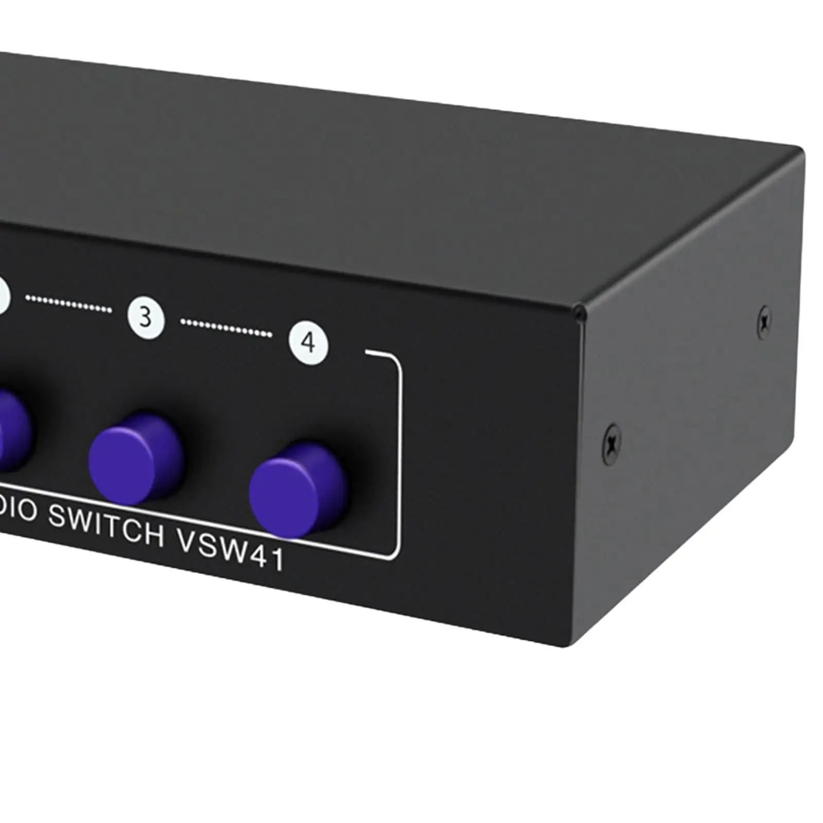 4 Way AV RCA Switch Video Audio Switcher for Audio and Video CD Player