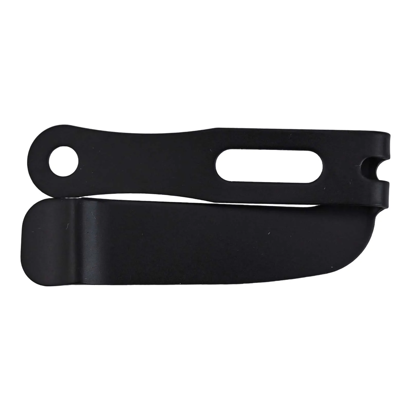 Color Black K Sheath Clip Travel Outdoor Clip Suitable For Most Sheaths 420 Stainless Steel Material Back Carry Design