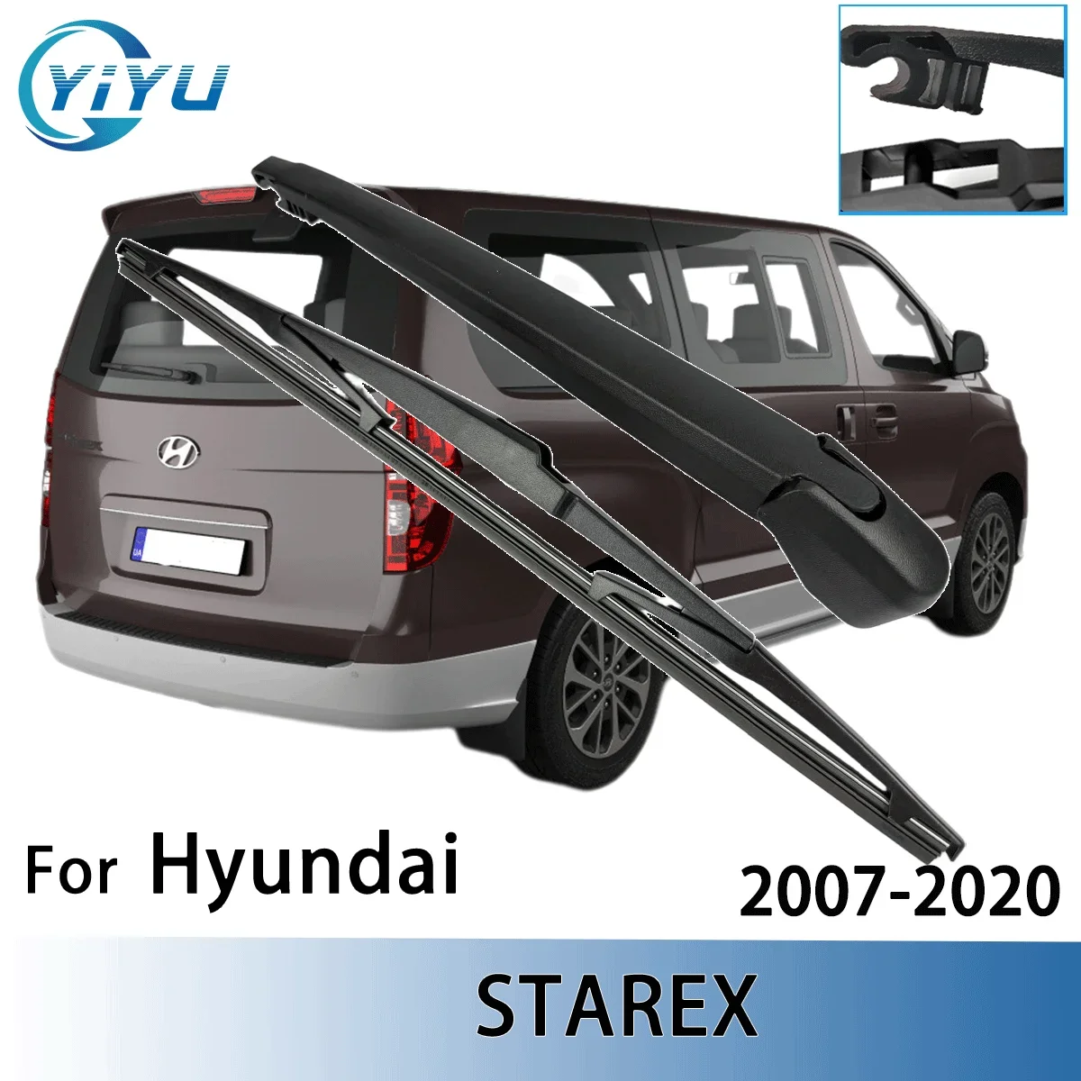 1/2 Stück Heckscheibenwischerblatt Wischerarm-Set für Hyundai STAREX 2007-2020 Windschutzscheibenwischer Bürsten