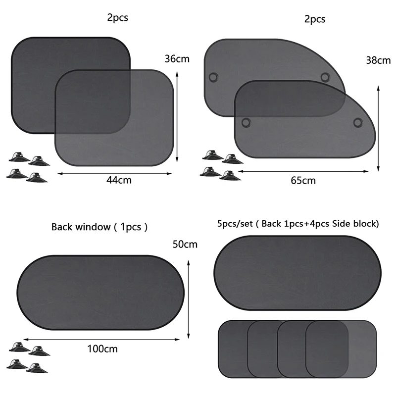 New Car Window Sunshade Cover Block For Kids Car Side Window Shade Cling Sunshades Sun Shade Cover Visor Shield Screen