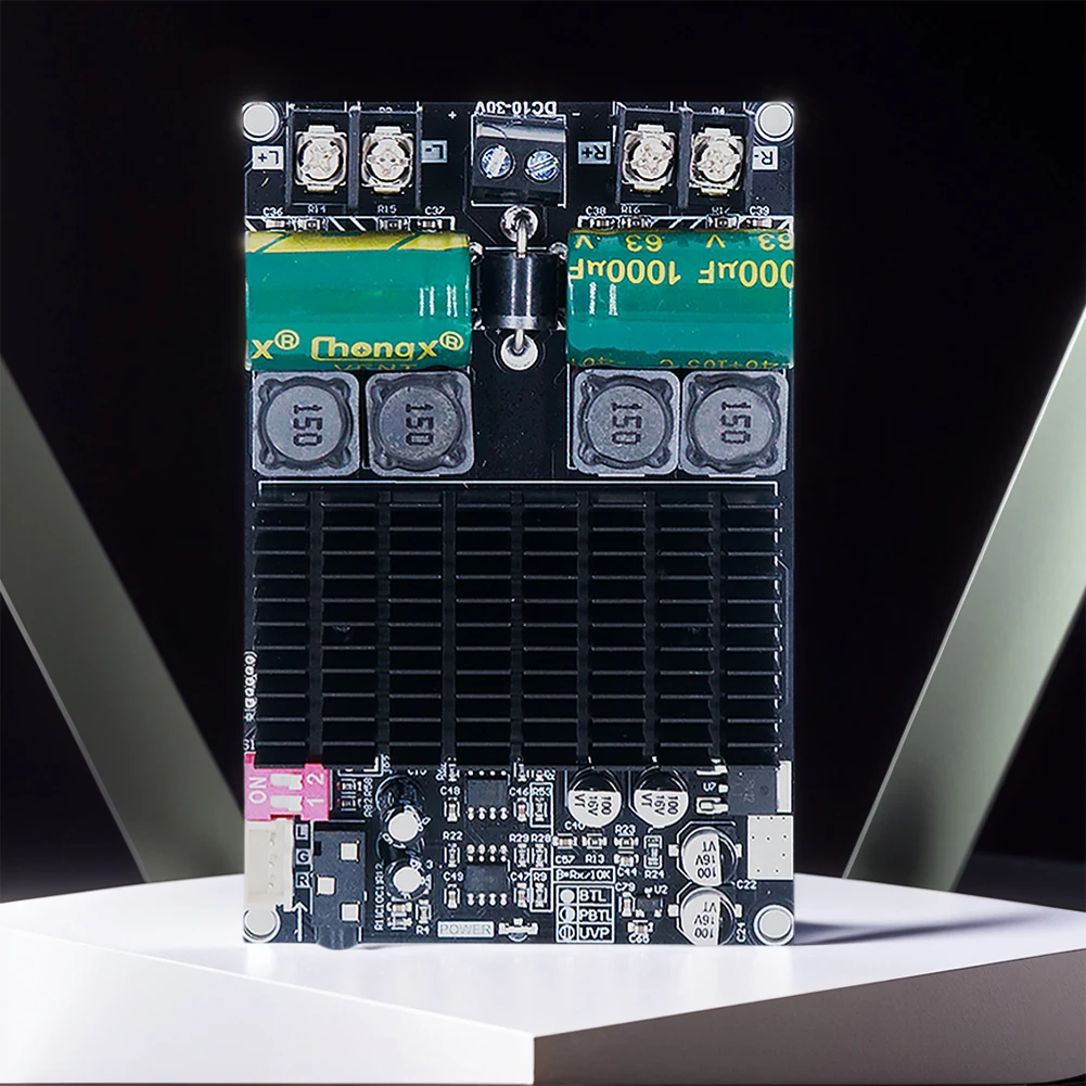 ZK-2001 TPA3221 Scheda amplificatore di potenza digitale da palco posteriore puro Amplificatore audio stereo DC 10-30V 200W AMP Altoparlante subwoofer mono con ponticello