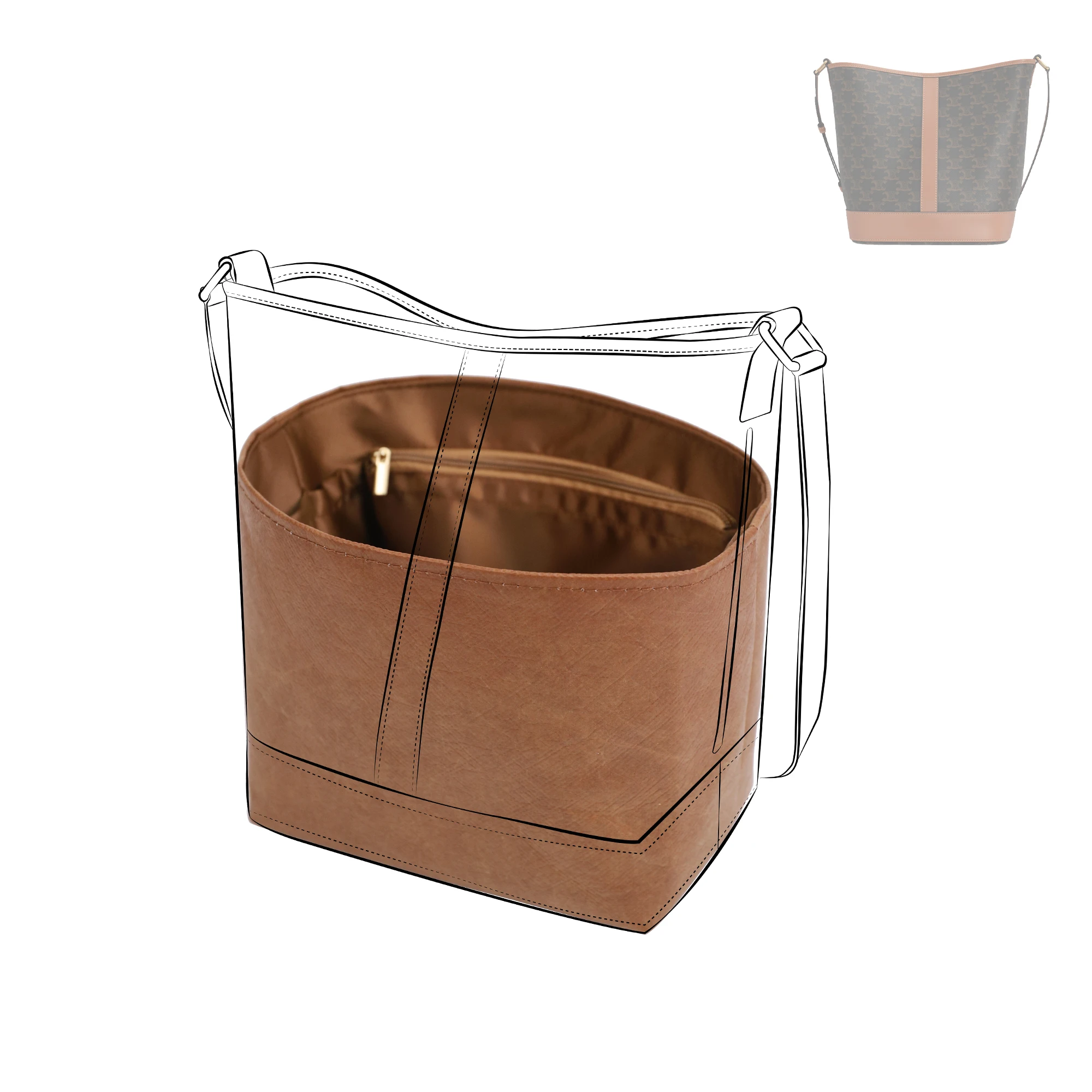 dgaz-lightweight-purse-organizer-insert-for-celine-triomphe-canvas-bagsilk-and-dupontpaper-handbag-inner-for-luxury-bags