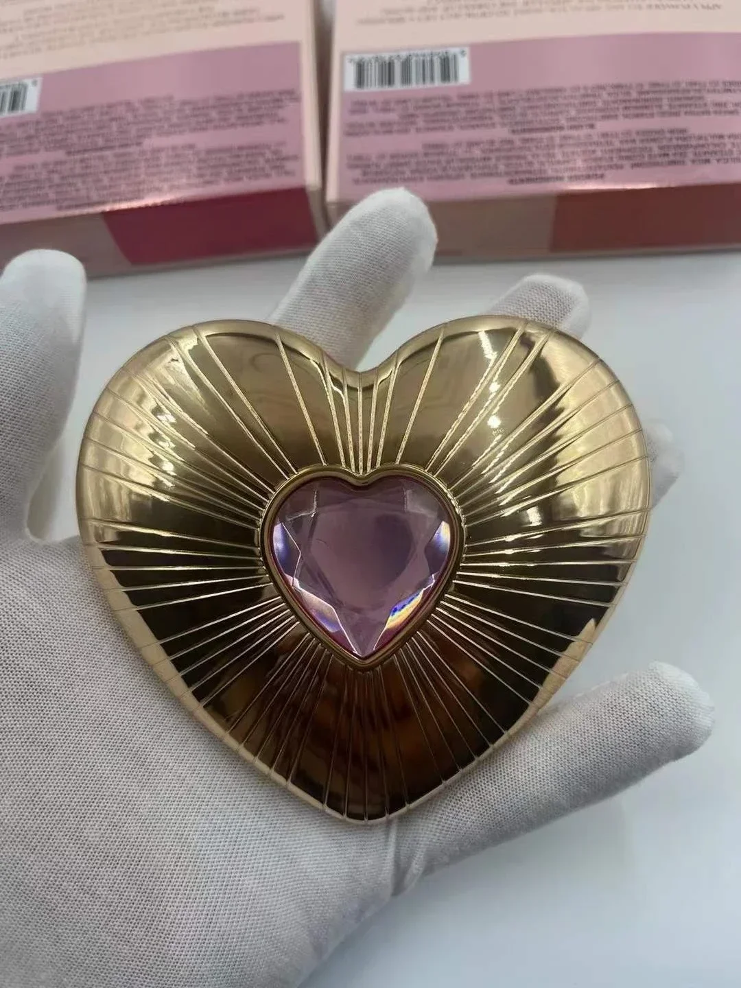 HOT NIEUW MAKE-UP TOOL FASHION LOVE BLUSHER 2 KLEUREN 13G