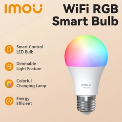 IMOU Wi-Fi RGB Bulb Smart Control Lamp Base Dimmable Light Led Lamp Bombilla Colorful Changing Bulb Led 220-240V/110V 9W