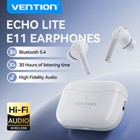 Vention ECHO LITE E11 Bluetooth Earphones Bluetooth 5.4 HiFi TWS True Wireless In Ear Headphones Stereo Sports Earbuds With Mic