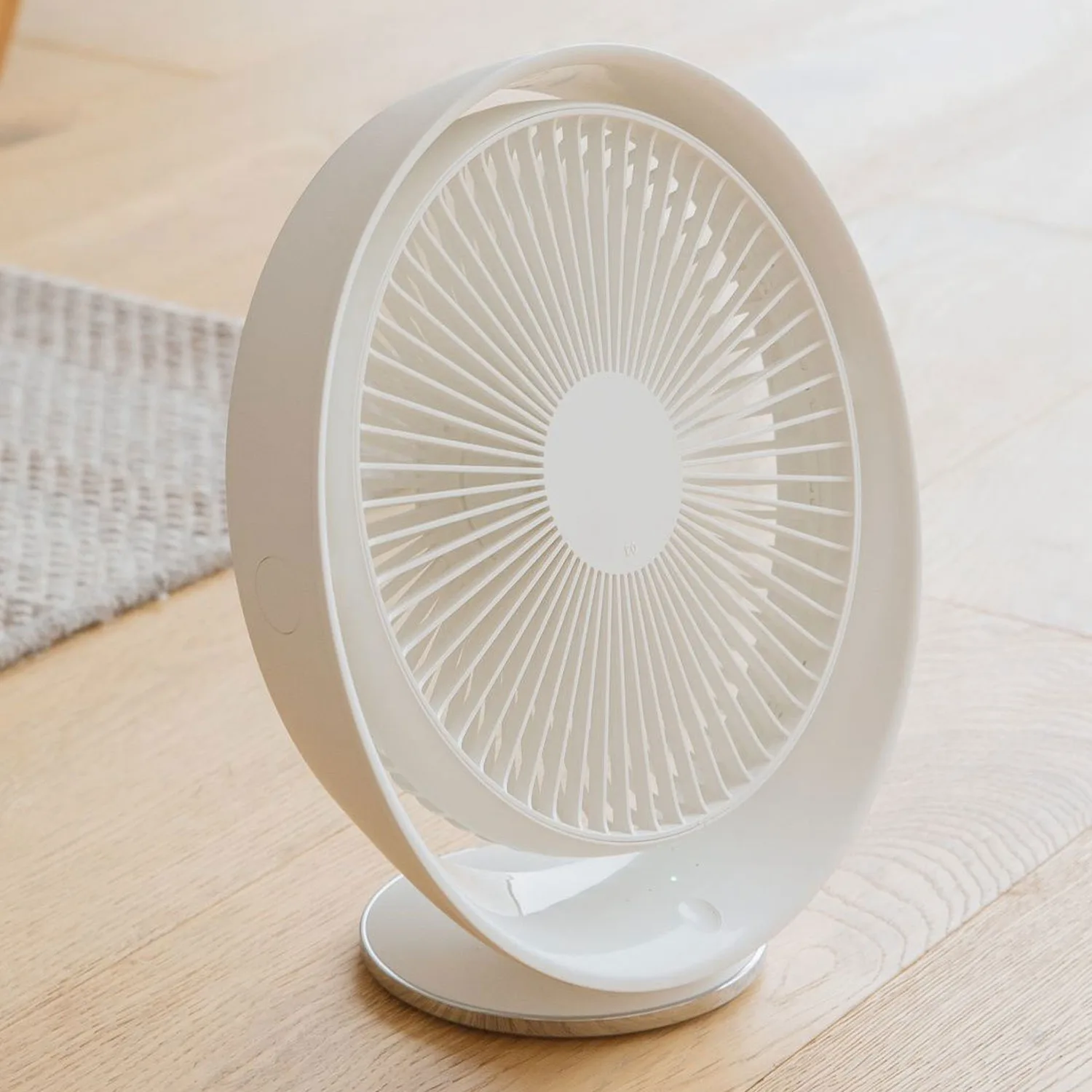 GOB-oElectric Fan USB Autumn Leaf Fan 2000MAh مروحة مكتب قابلة للشحن للمكتب،